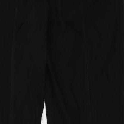 WOW Womens Black   Trousers  Size 14 L22 in