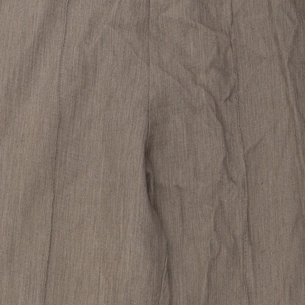 Womens UK Size 14 Marks and Spencer Regular Fit  Brown Trousers