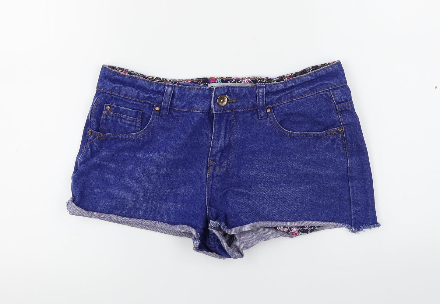 denim co Womens Blue   Chino Shorts Size 8