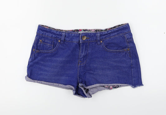 denim co Womens Blue   Chino Shorts Size 8