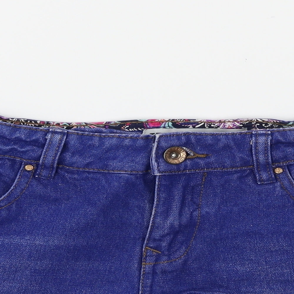 denim co Womens Blue   Chino Shorts Size 8