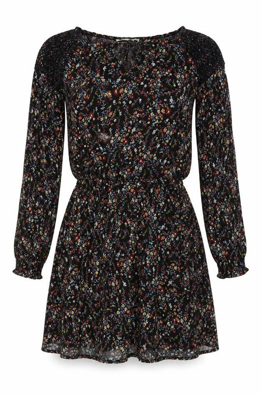 Womens UK Size XS Mango Black Basic Blouse