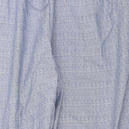 Womens UK Size 16 Preworn Regular Fit  Blue Trousers