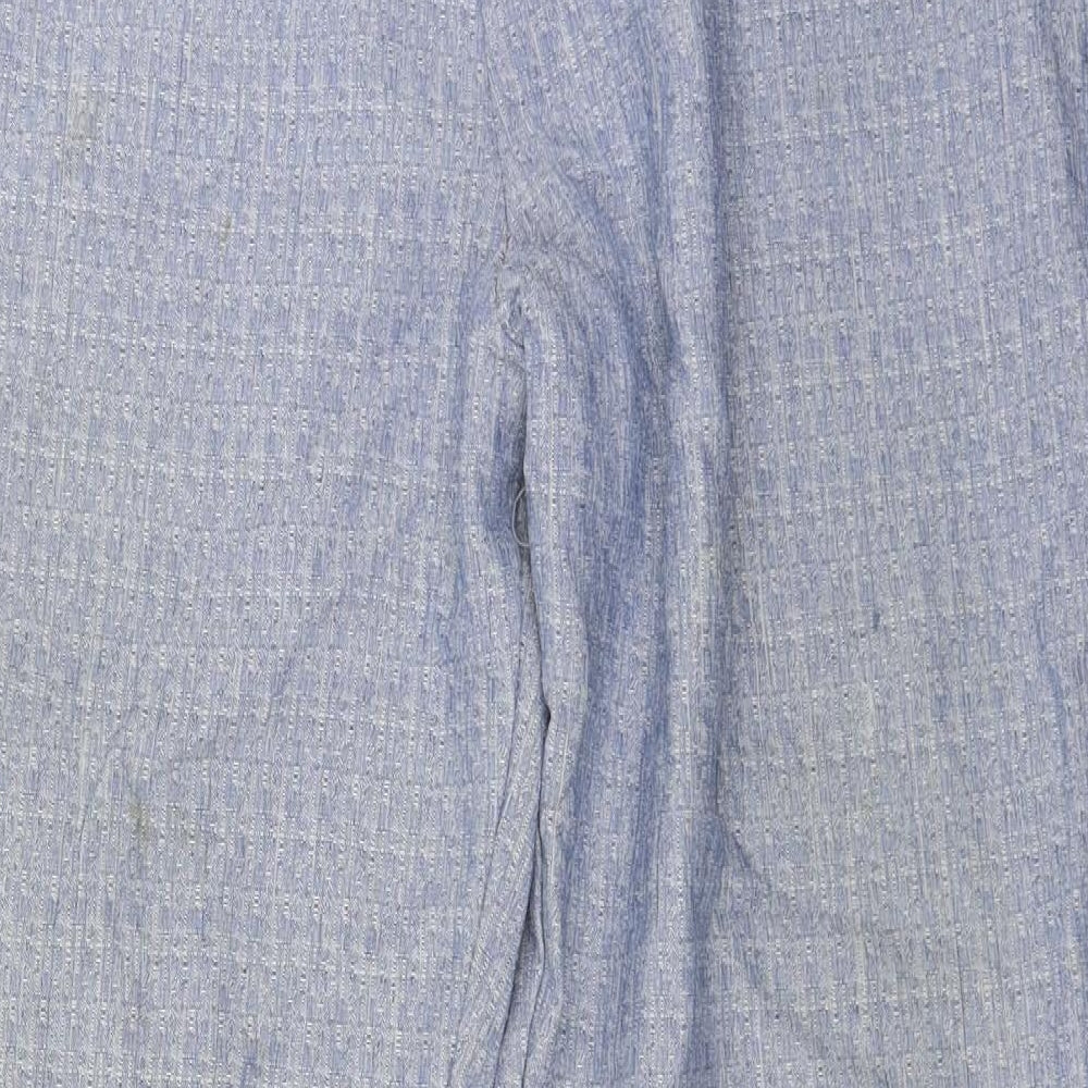 Womens UK Size 16 Preworn Regular Fit  Blue Trousers
