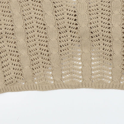 In the Style Womens Beige   Pullover Jumper Size 8