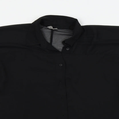Womens UK Size 8 ASOS Black Basic Blouse