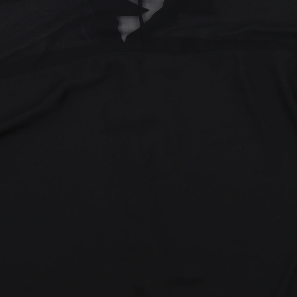 Womens UK Size 8 ASOS Black Basic Blouse