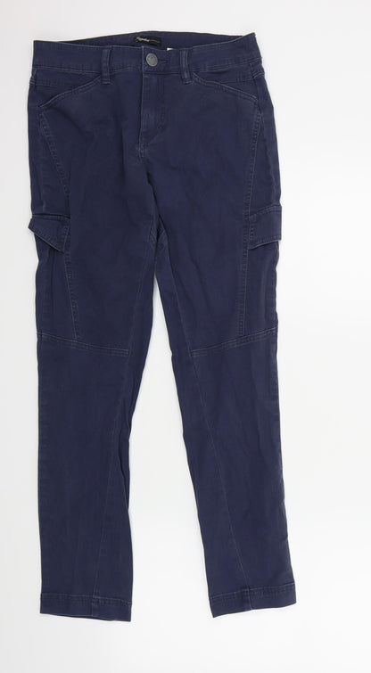 SUPPLIES Womens Blue   Trousers  Size 6 L29 in
