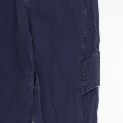 SUPPLIES Womens Blue   Trousers  Size 6 L29 in