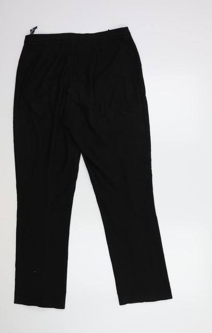 Debenhams Womens Black   Trousers  Size 10 L28 in