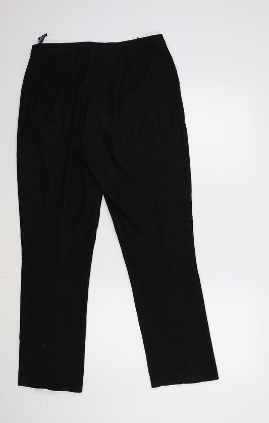 Debenhams Womens Black   Trousers  Size 10 L28 in