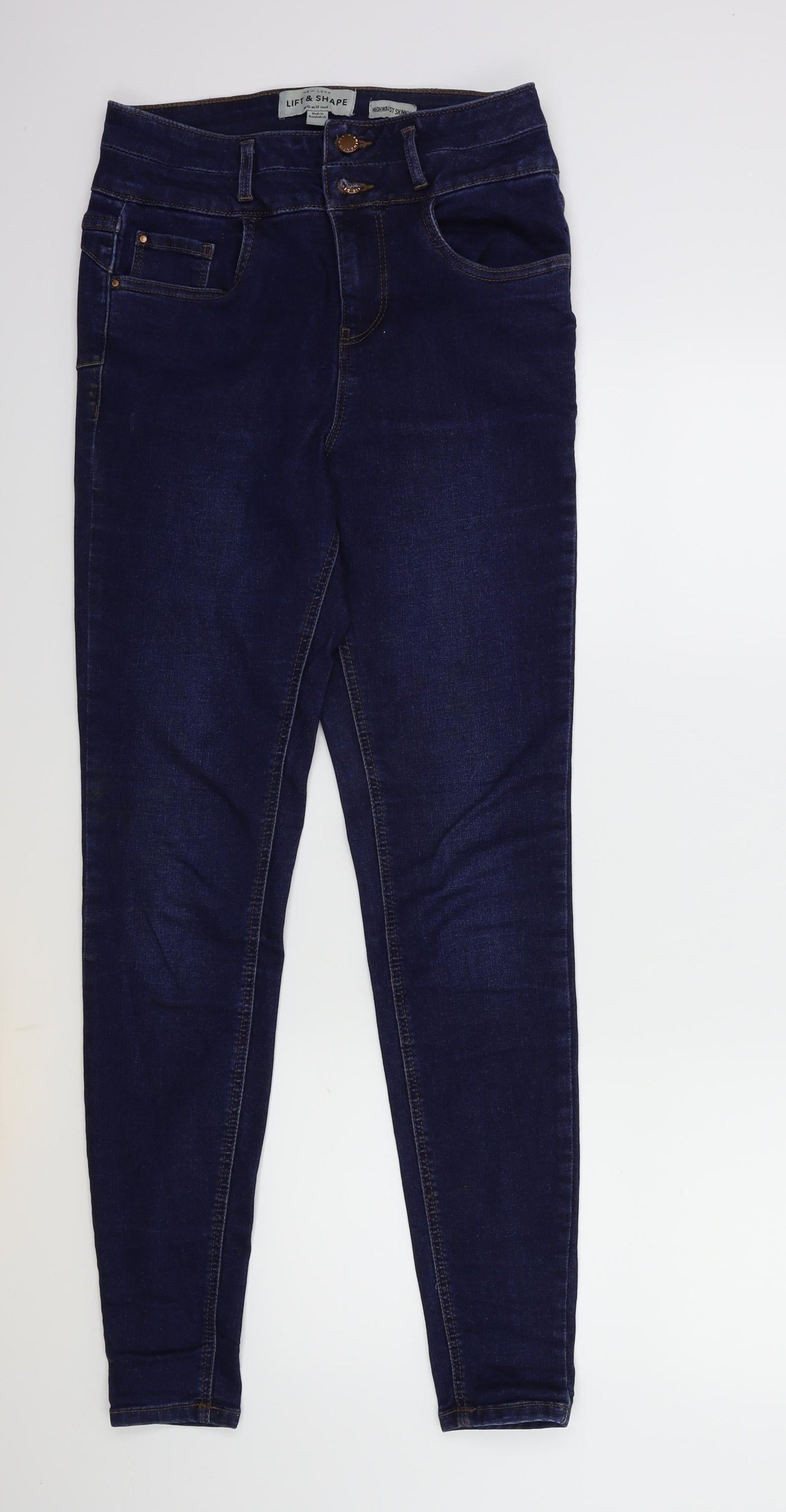 New Look Womens Blue  Denim Skinny Jeans Size 10 L29 in