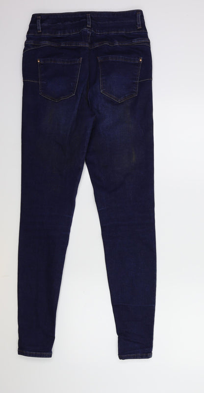 New Look Womens Blue  Denim Skinny Jeans Size 10 L29 in