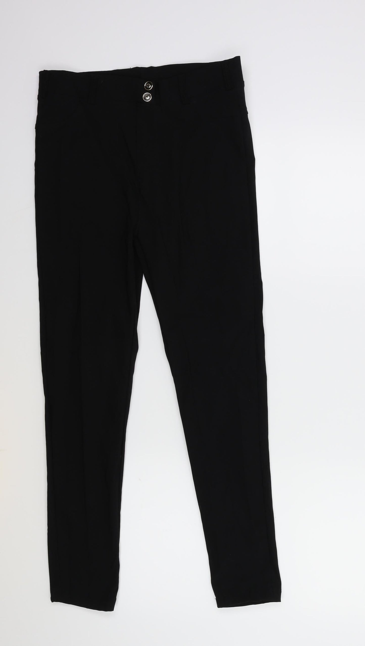 Womens UK Size 28 in Preworn Regular Fit Snow Pants Black Trousers