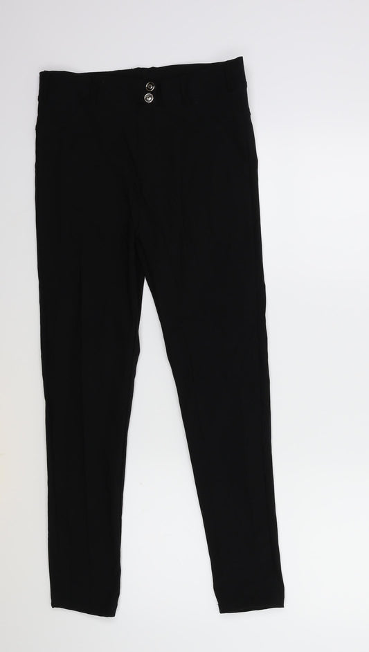 Womens UK Size 28 in Preworn Regular Fit Snow Pants Black Trousers