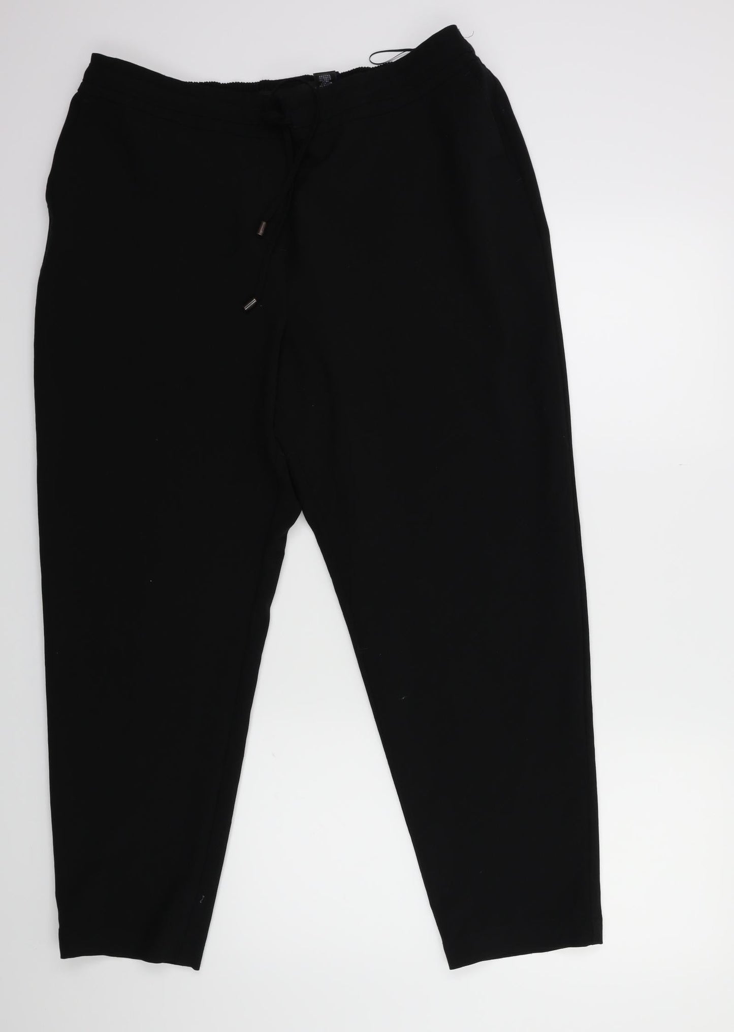 Womens UK Size 12 NEXT Regular Fit  Black Trousers
