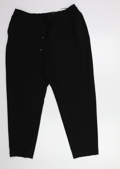 Womens UK Size 12 NEXT Regular Fit  Black Trousers