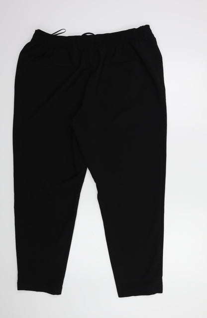 Womens UK Size 12 NEXT Regular Fit  Black Trousers