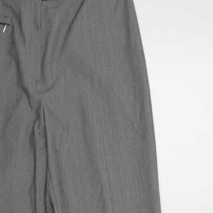 Womens UK Size 14 Marks and Spencer Regular Fit  Grey Trousers