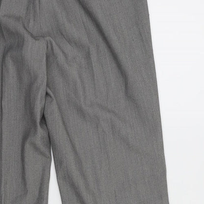 Womens UK Size 14 Marks and Spencer Regular Fit  Grey Trousers
