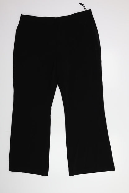 Womens UK Size 18 the collection Regular Fit  Black Trousers