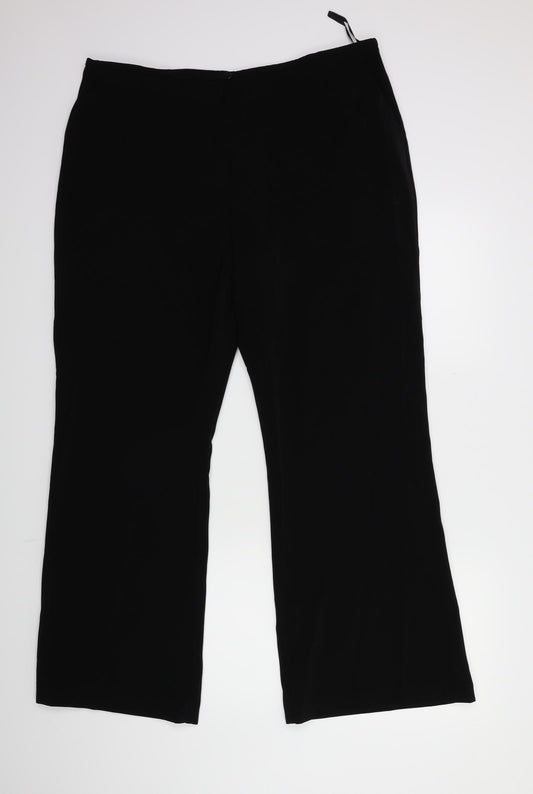 Womens UK Size 18 the collection Regular Fit  Black Trousers