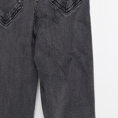 Topshop Womens Grey  Denim Skinny Jeans Size 26 in L34 in