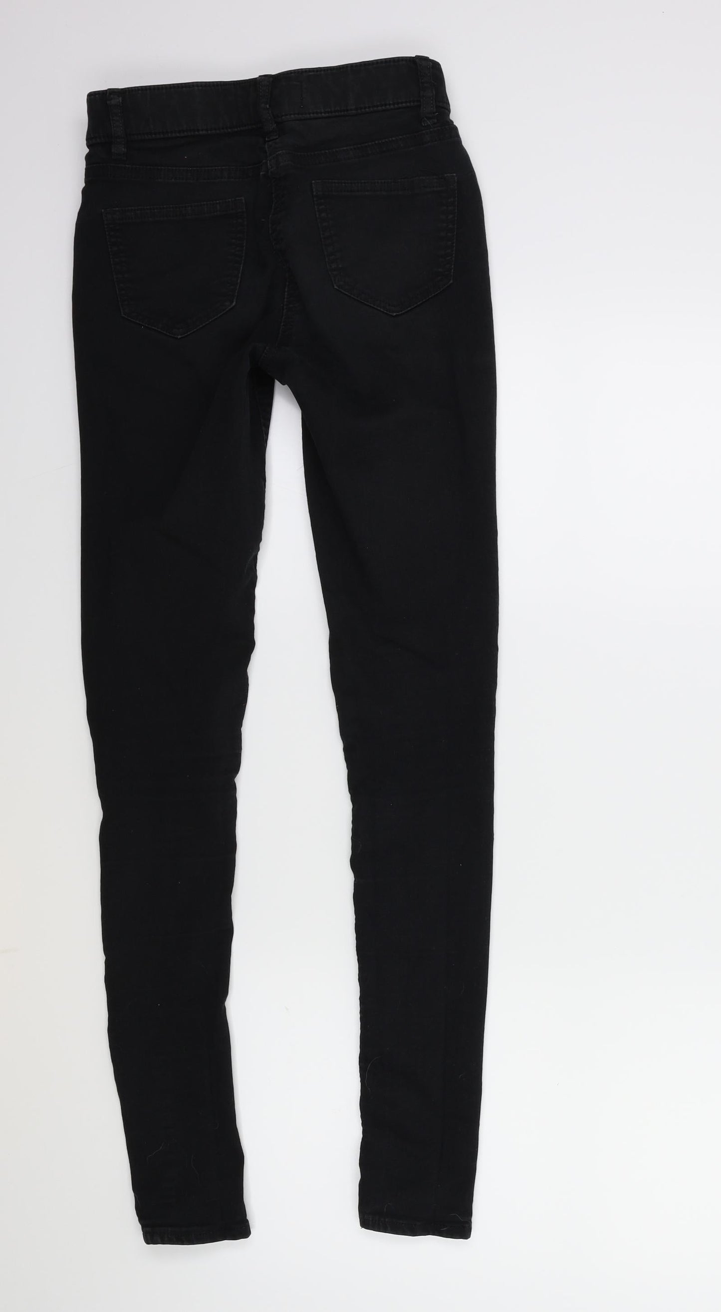 George Womens Black  Denim Skinny Jeans Size 6 L28 in