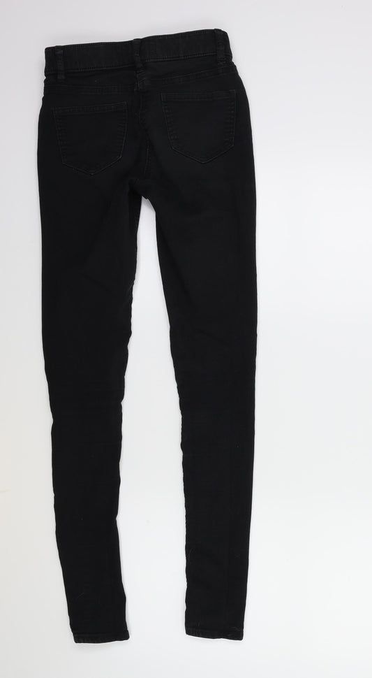 George Womens Black  Denim Skinny Jeans Size 6 L28 in