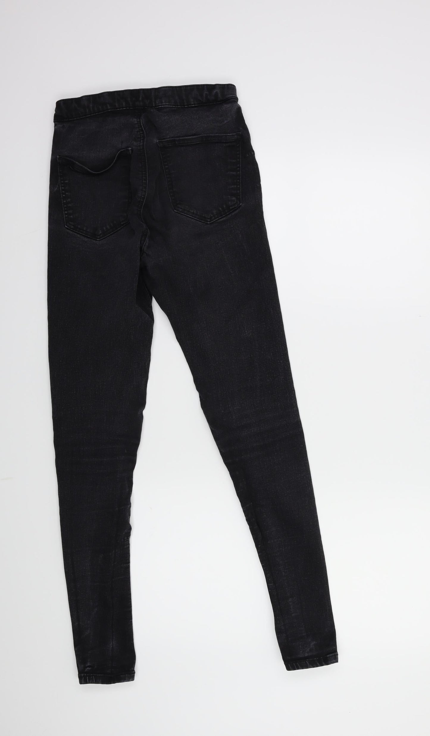 Topshop Womens Black  Denim Skinny Jeans Size 28 in L30 in