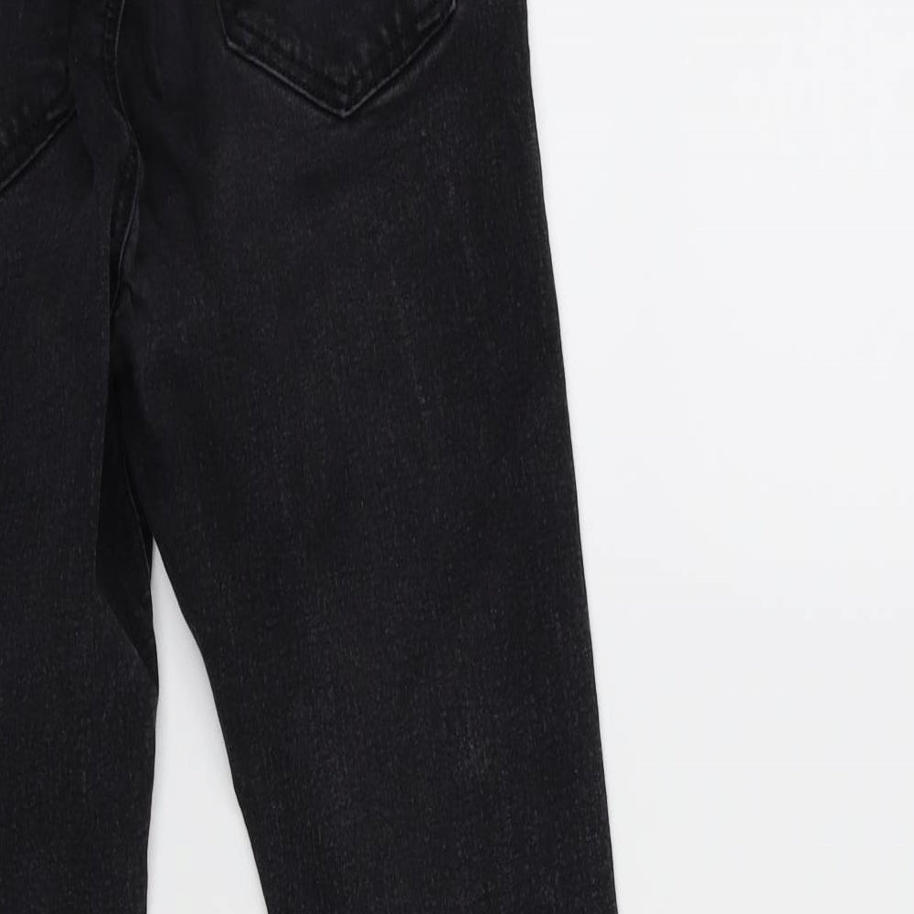 Topshop Womens Black  Denim Skinny Jeans Size 28 in L30 in