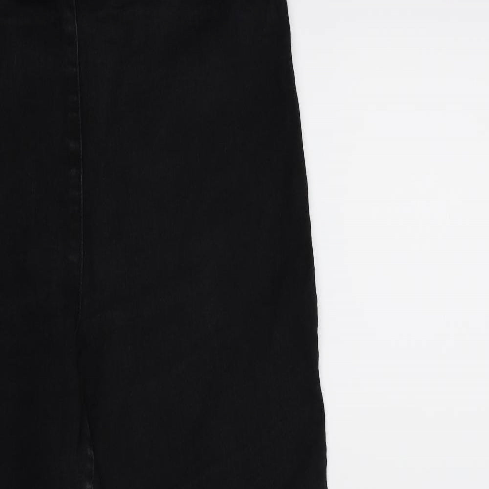 Womens UK Size 14 H&M Regular Fit Skinny Black Jeans
