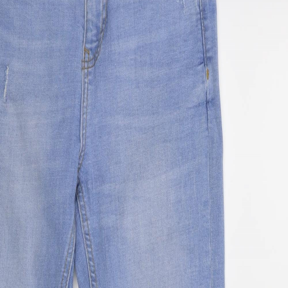 Denim & Co. Womens Blue  Denim Skinny Jeans Size 8 L27 in