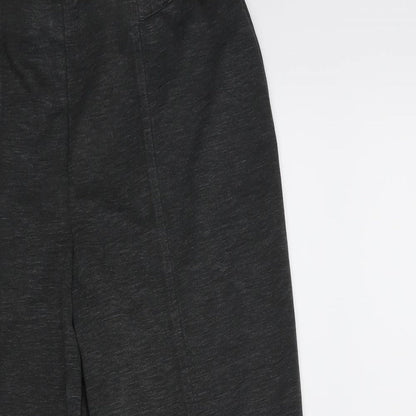 Womens UK Size 10 Bonmarché Regular Fit Cropped Grey Trousers
