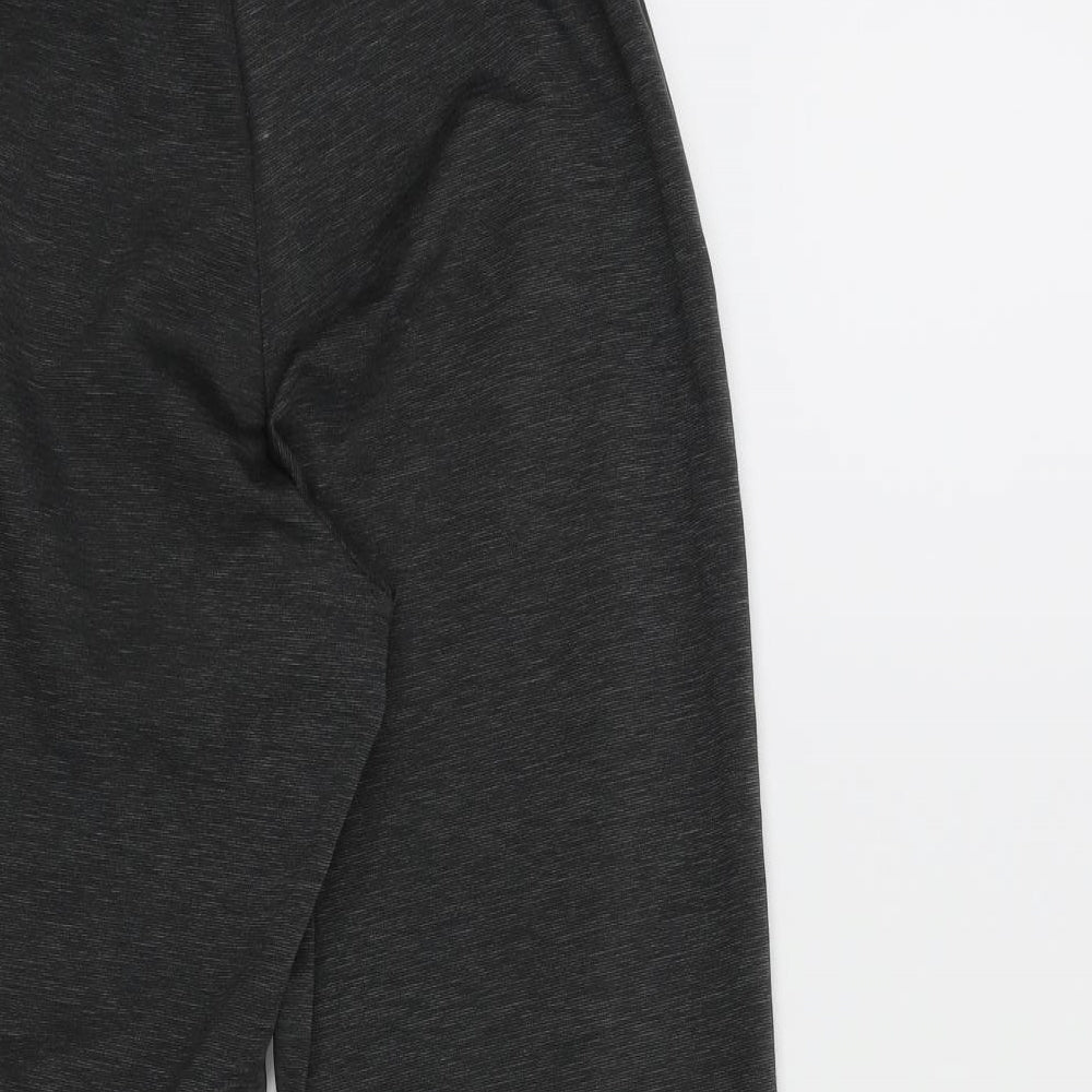 Womens UK Size 10 Bonmarché Regular Fit Cropped Grey Trousers