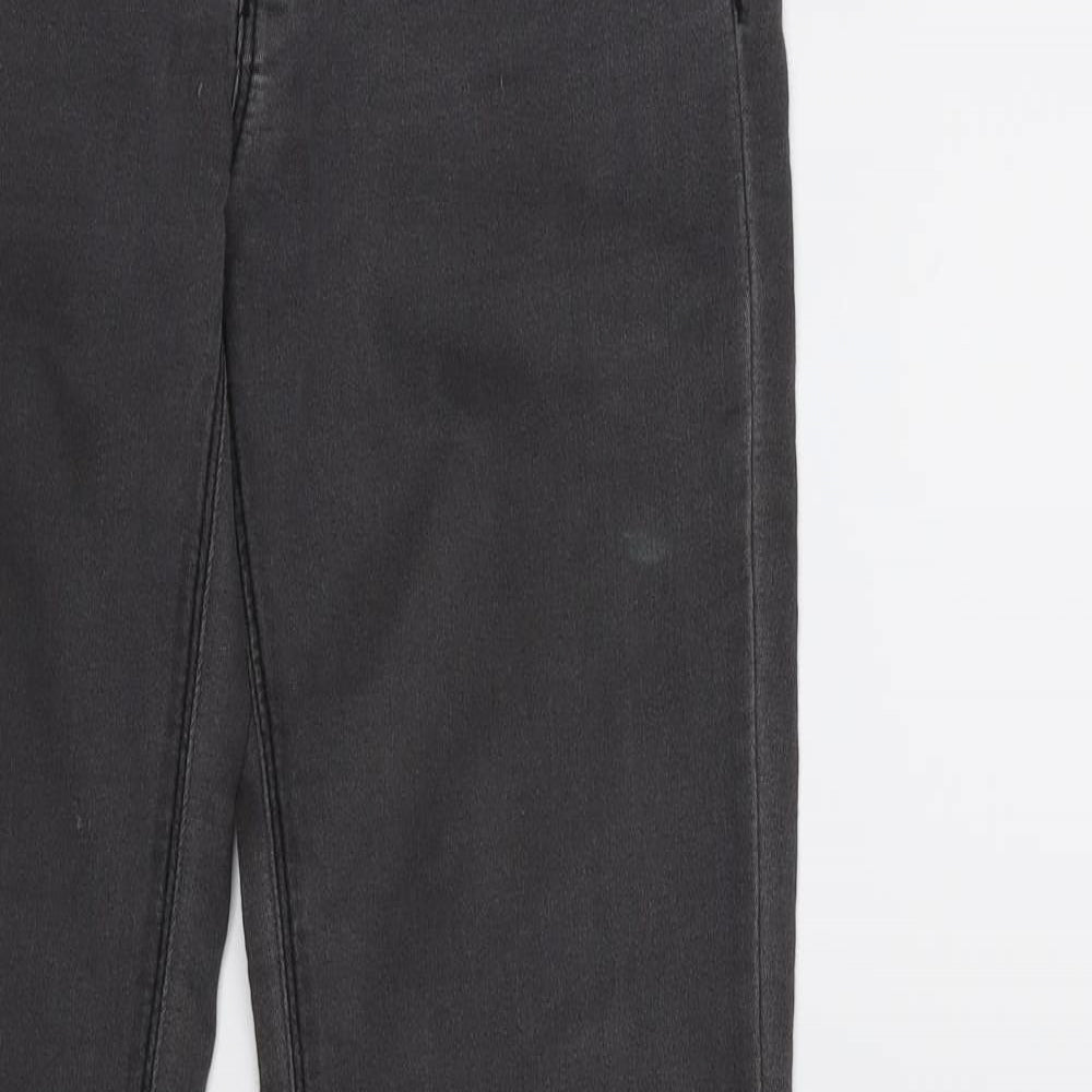 Denim & Co. Womens Grey  Denim Skinny Jeans Size 6 L30 in