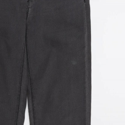Denim & Co. Womens Grey  Denim Skinny Jeans Size 6 L30 in