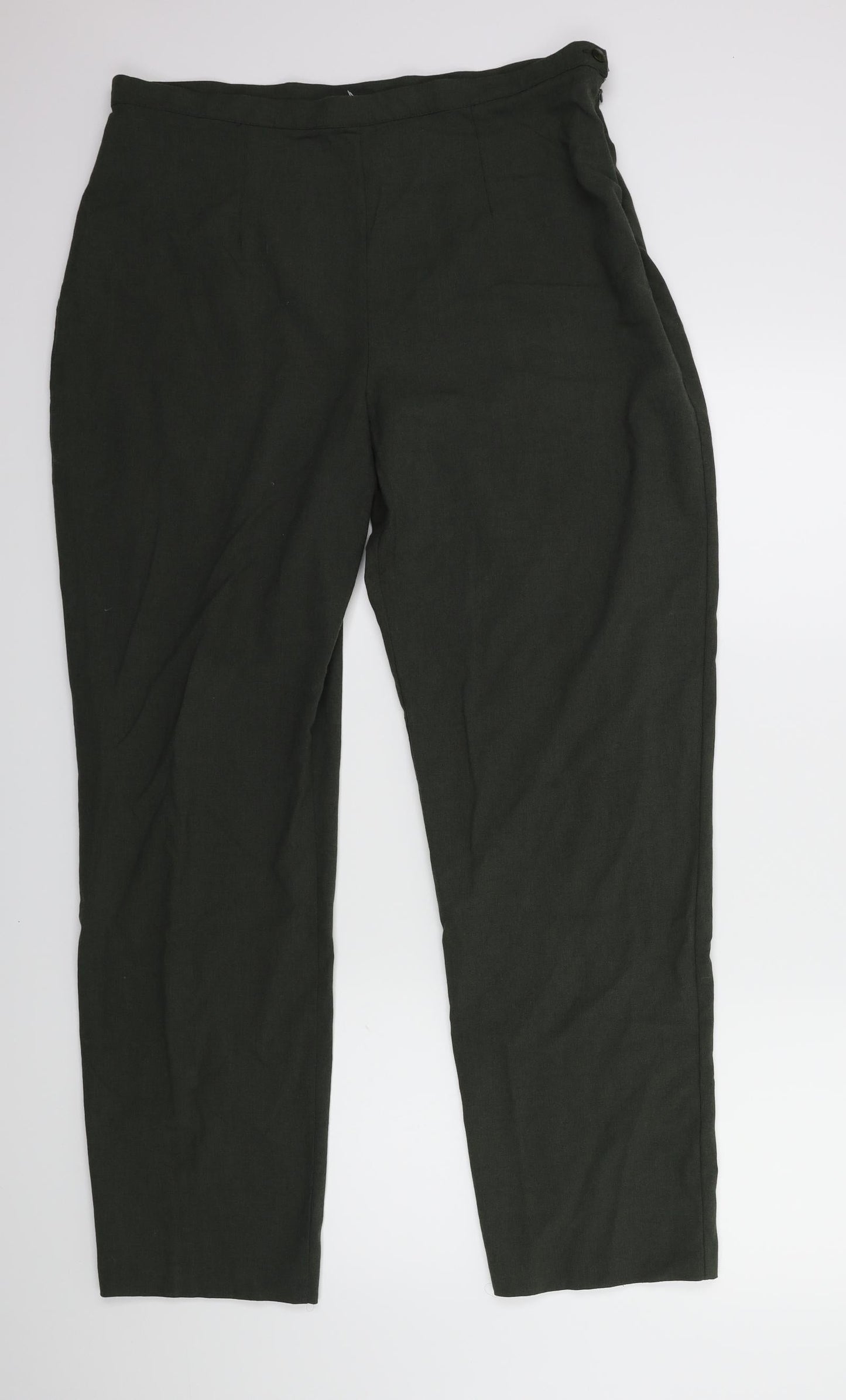 Womens UK Size 18 BHS Regular Fit  Green Trousers
