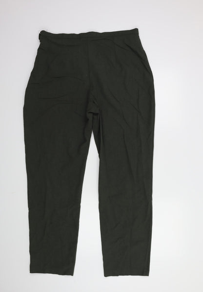 Womens UK Size 18 BHS Regular Fit  Green Trousers