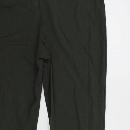 Womens UK Size 18 BHS Regular Fit  Green Trousers