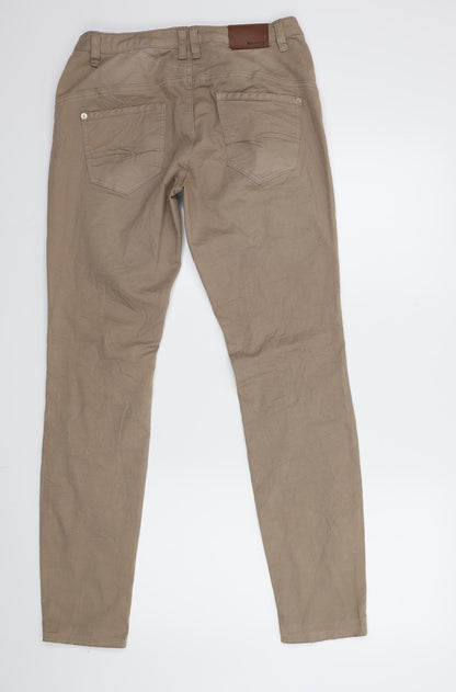 Womens UK Size 28 in Street One Regular Fit Skinny Brown Jeans