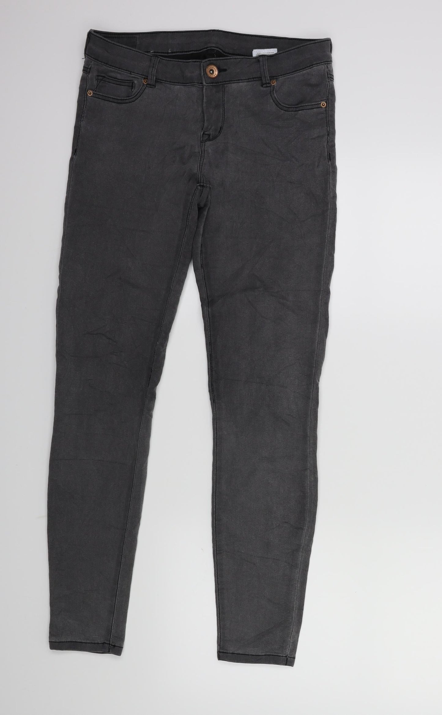 renew Womens Grey  Denim Skinny Jeans Size 27 in L28 in