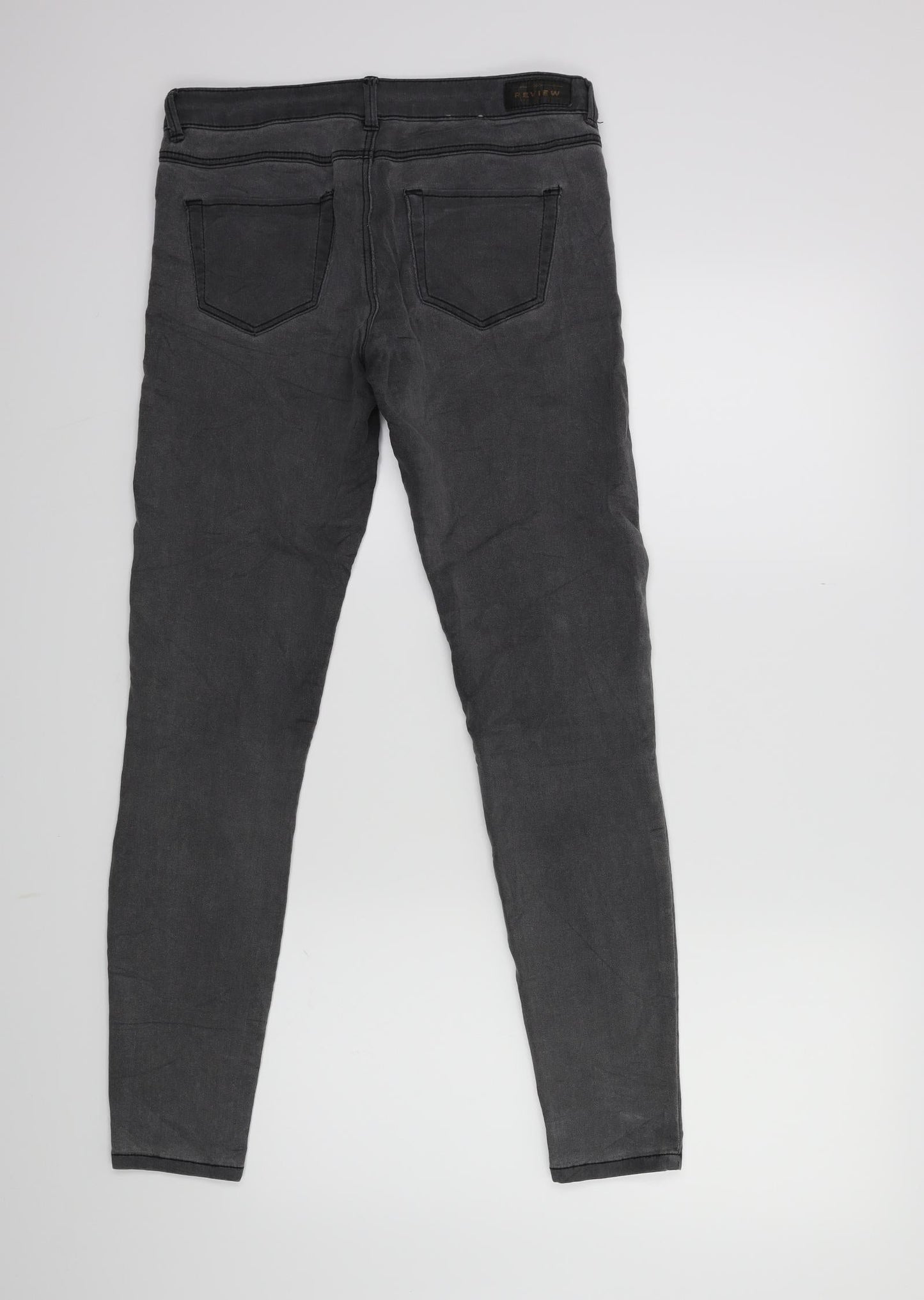renew Womens Grey  Denim Skinny Jeans Size 27 in L28 in