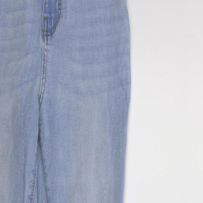 Denim & Co. Womens Blue  Denim Skinny Jeans Size 10 L28 in