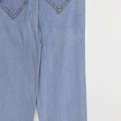 Denim & Co. Womens Blue  Denim Skinny Jeans Size 10 L28 in