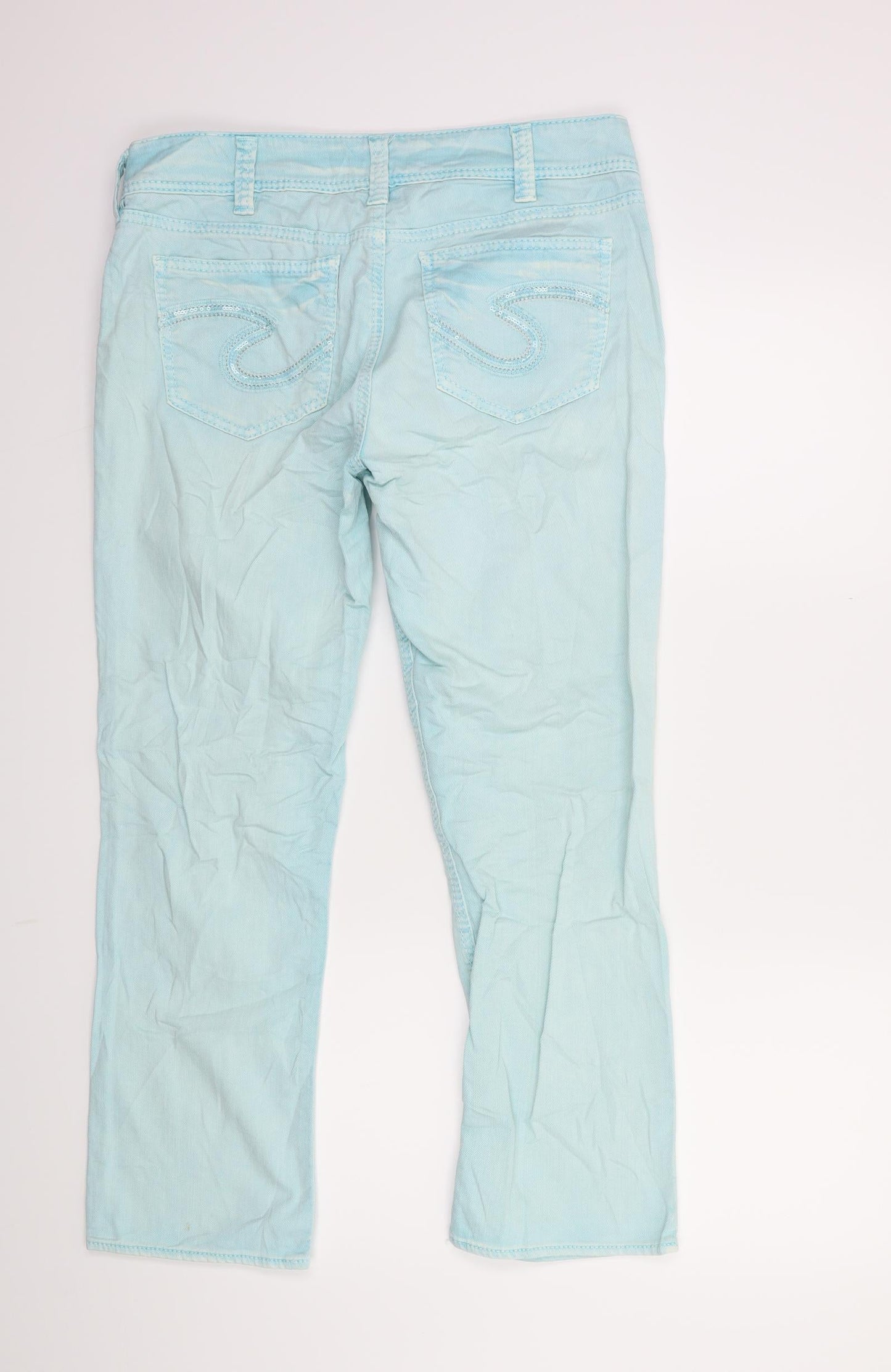 suki capri Womens Blue  Denim Straight Jeans Size 31 in L25 in