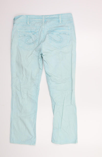 suki capri Womens Blue  Denim Straight Jeans Size 31 in L25 in