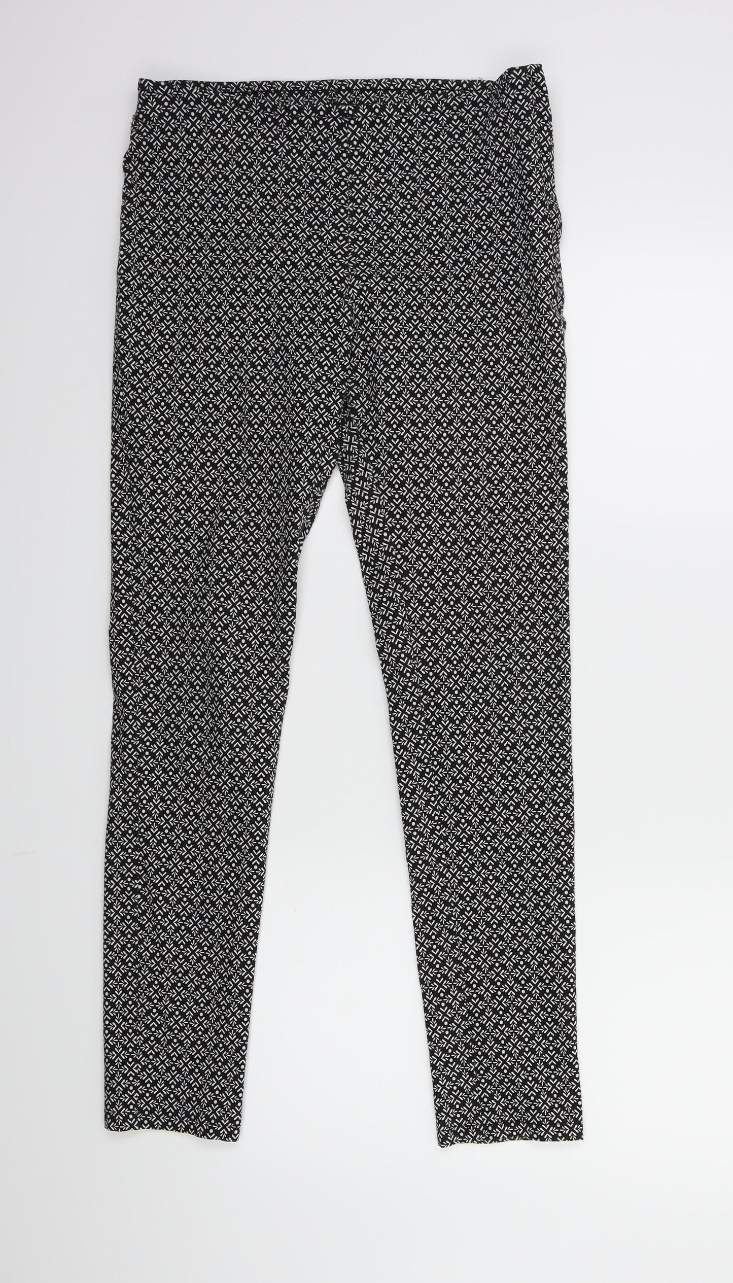 Womens UK Size 12 Atmosphere Regular Fit  Black Trousers