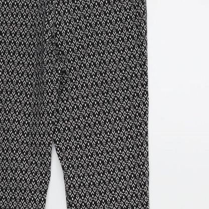 Womens UK Size 12 Atmosphere Regular Fit  Black Trousers
