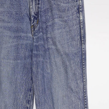 Womens UK Size 32 in Preworn Regular Fit Straight Blue Jeans